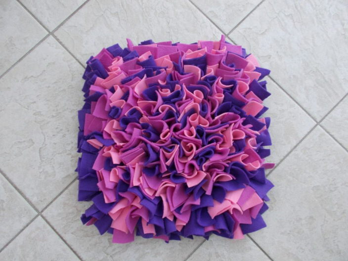 Schnüffelteppich | Modell Pinktöne mit Lila