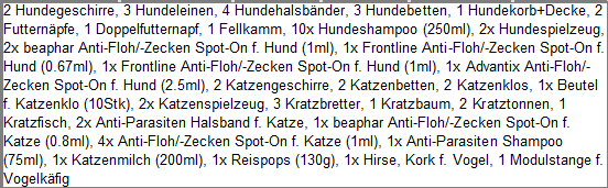 Statistik | August 2016: Weiteres Zubehör